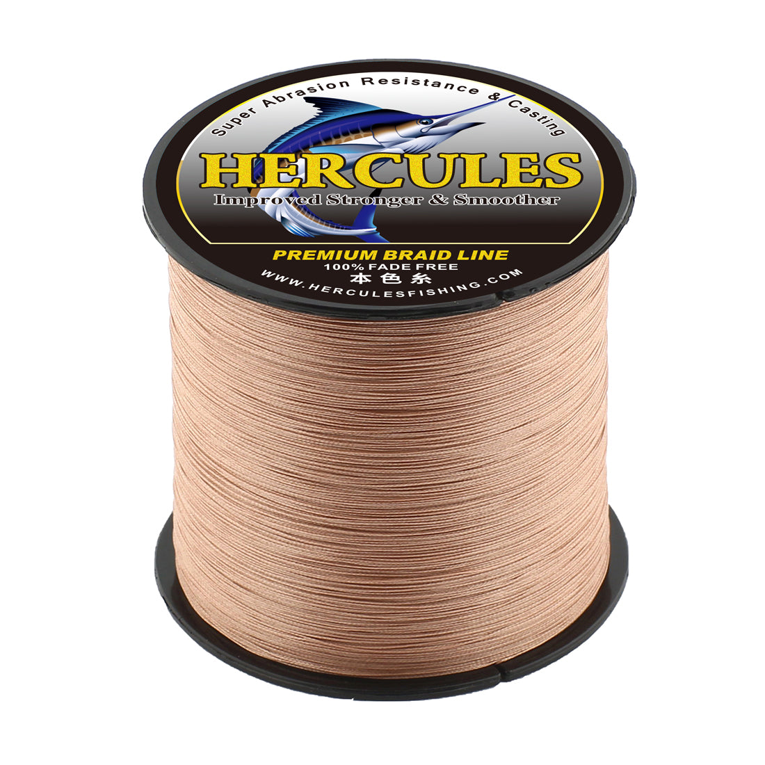 HERCULES Brown Fade Free Fishing Line 8 Strands 10LB-120LB PE Braided Fishing Line