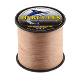 HERCULES Brown Fade Free Fishing Line 8 Strands 10LB-120LB PE Braided Fishing Line