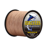 HERCULES Brown Fade Free Fishing Line 8 Strands 10LB-120LB PE Braided Fishing Line