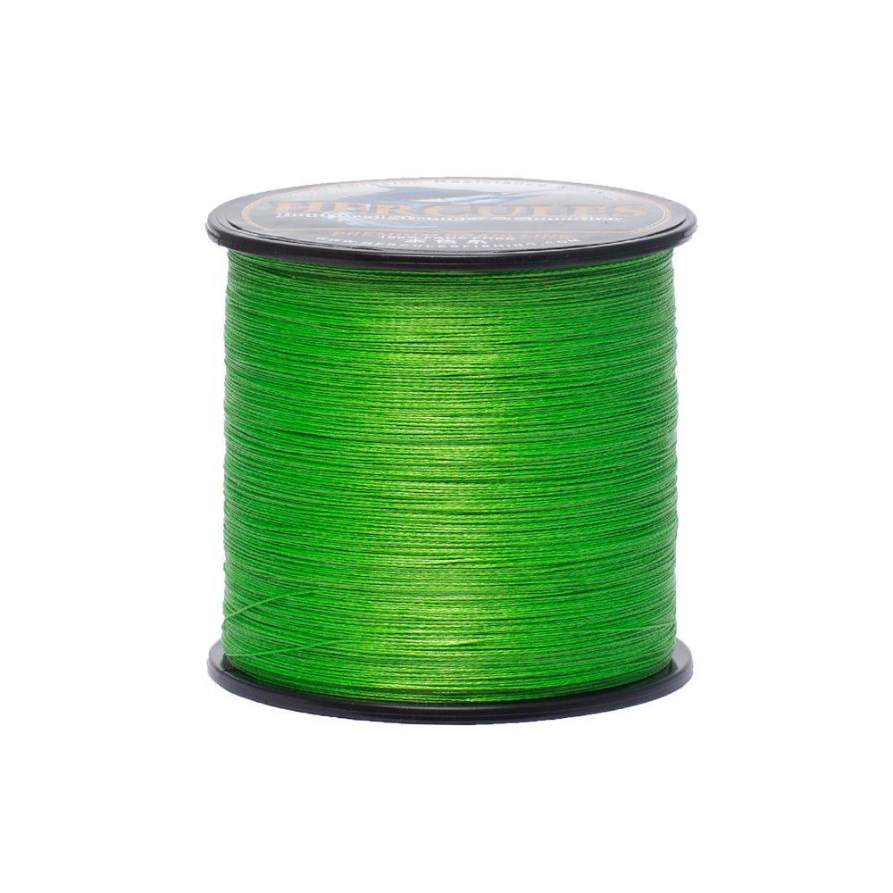 HERCULES Fluo Green fade free fishing line 4 Strands 6LB-100LB PE Braided Fishing Line