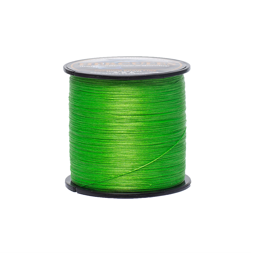 HERCULES Fluo Green Fade Free Fishing Line 8 Strands 10LB-120LB PE Braided Fishing Line