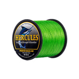 HERCULES Fluo Green Fade Free Fishing Line 8 Strands 10LB-120LB PE Braided Fishing Line