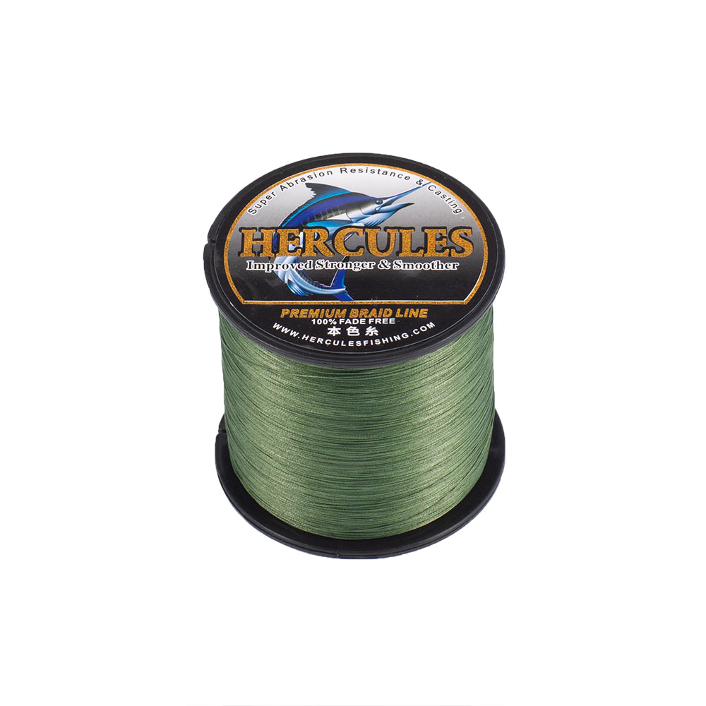HERCULES Green Fade Free Fishing Line 8 Strands 10LB-120LB PE Braided Fishing Line