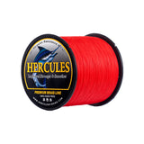 HERCULES Red fade free fishing line 4 Strands 6LB-100LB PE Braided Fishing Line