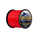 HERCULES Red Fade Free Fishing Line 8 Strands 10LB-120LB PE Braided Fishing Line
