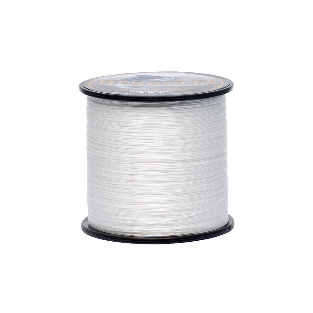 HERCULES White fade free fishing line 4 Strands 6LB-100LB PE Braided Fishing Line