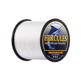 HERCULES White fade free fishing line 4 Strands 6LB-100LB PE Braided Fishing Line