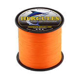 HERCULES Orange fade free fishing line 4 Strands 6LB-100LB PE Braided Fishing Line