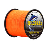 HERCULES Orange fade free fishing line 4 Strands 6LB-100LB PE Braided Fishing Line