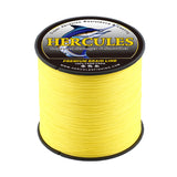 HERCULES Yellow fade free fishing line 4 Strands 6LB-100LB PE Braided Fishing Line