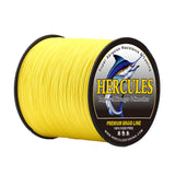 HERCULES Yellow fade free fishing line 4 Strands 6LB-100LB PE Braided Fishing Line