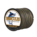 1000M 1094Yds Camouflage 10lb-420lb HERCULES PE Braided Fishing Line 12 Strands