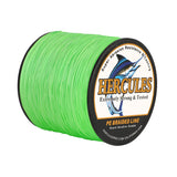1000M 1094Yds Fluo Green 10lb-420lb HERCULES PE Braided Fishing Line 12 Strands