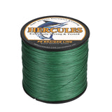 1500M 1640Yds Green 10lb-420lb HERCULES PE Braided Fishing Line 12 Strands