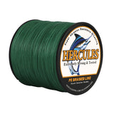 1500M 1640Yds Green 10lb-420lb HERCULES PE Braided Fishing Line 12 Strands