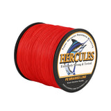1000M 1094Yds Red 10lb-420lb HERCULES PE Braided Fishing Line 12 Strands
