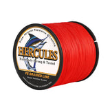 1000M 1094Yds Red 10lb-420lb HERCULES PE Braided Fishing Line 12 Strands