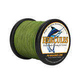 1000M 1094Yds Army Green 10lb-420lb HERCULES PE Braided Fishing Line 12 Strands