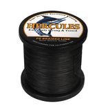 1000M 1094Yds Black 10lb-420lb HERCULES PE Braided Fishing Line 12 Strands