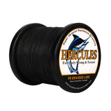 1000M 1094Yds Black 10lb-420lb HERCULES PE Braided Fishing Line 12 Strands