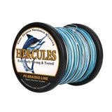 1000M 1094Yds Camo Blue 10lb-420lb HERCULES PE Braided Fishing Line 12 Strands