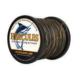 1000M 1094Yds Camouflage 10lb-420lb HERCULES PE Braided Fishing Line 12 Strands