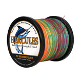 1000M 1094Yds Multicolor 10lb-420lb HERCULES PE Braided Fishing Line 12 Strands