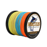500M 547Yds Mehrfarbig 6lb-100lb HERCULES PE geflochtene Angelschnur 4 Stränge