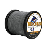 500M 547Yds Grey 6lb-100lb HERCULES PE Braided Fishing Line 4 Strands