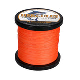 1000M 1094Yds Orange 10lb-420lb HERCULES PE Braided Fishing Line 12 Strands