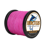 1000M 1094Yds Pink 10lb-420lb HERCULES PE Braided Fishing Line 12 Strands