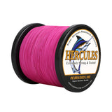 500M 547Yds Pink 6lb-100lb HERCULES PE Braided Fishing Line 4 Strands