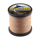 HERCULES Brown fade free fishing line 4 Strands 6LB-100LB PE Braided Fishing Line