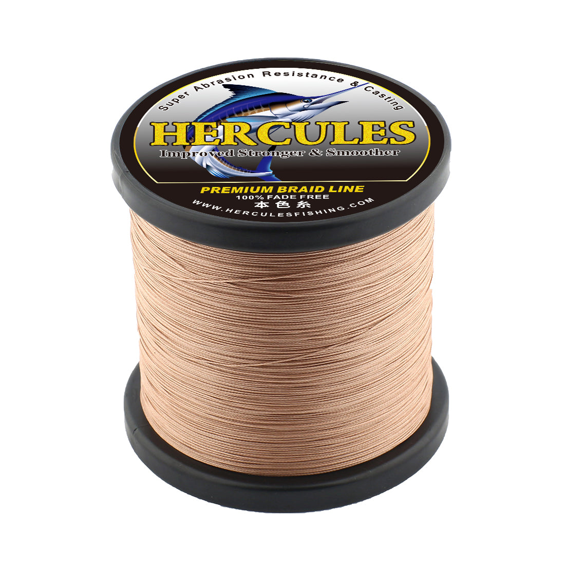 HERCULES Brown Fade Free Fishing Line 8 Strands 10LB-120LB PE Braided Fishing Line