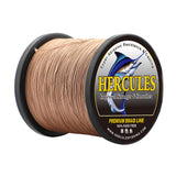 HERCULES Brown Fade Free Fishing Line 8 Strands 10LB-120LB PE Braided Fishing Line
