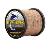 HERCULES Brown Fade Free Fishing Line 8 Strands 10LB-120LB PE Braided Fishing Line