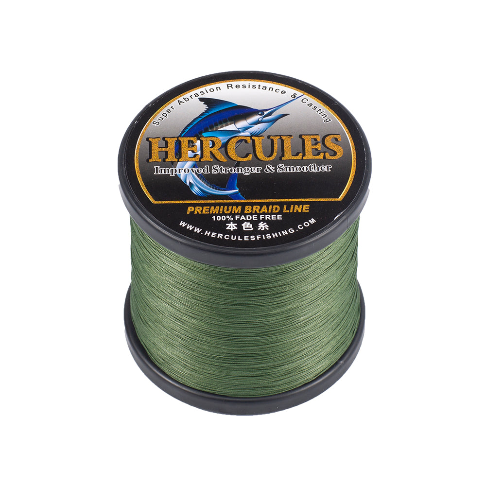 HERCULES Green Fade Free Fishing Line 8 Strands 10LB-120LB PE Braided Fishing Line
