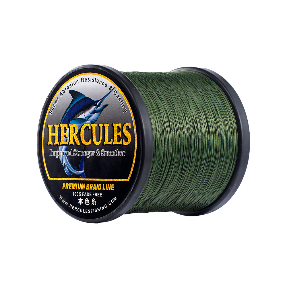 HERCULES Green Fade Free Fishing Line 8 Strands 10LB-120LB PE Braided Fishing Line