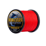 HERCULES Red Fade Free Fishing Line 8 Strands 10LB-120LB PE Braided Fishing Line
