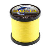 HERCULES Yellow fade free fishing line 4 Strands 6LB-100LB PE Braided Fishing Line