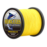 HERCULES Yellow Fade Free Fishing Line 8 Strands 10LB-120LB PE Braided Fishing Line