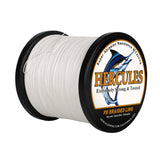 1500M 1640Yds White 10lb-420lb HERCULES PE Braided Fishing Line 12 Strands