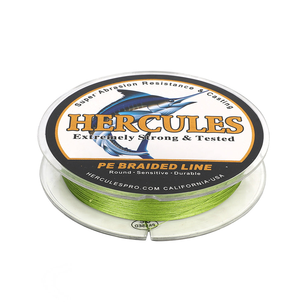 100M 109Yds Army Green 10lb-420lb HERCULES PE Braided Fishing Line 12 Strands