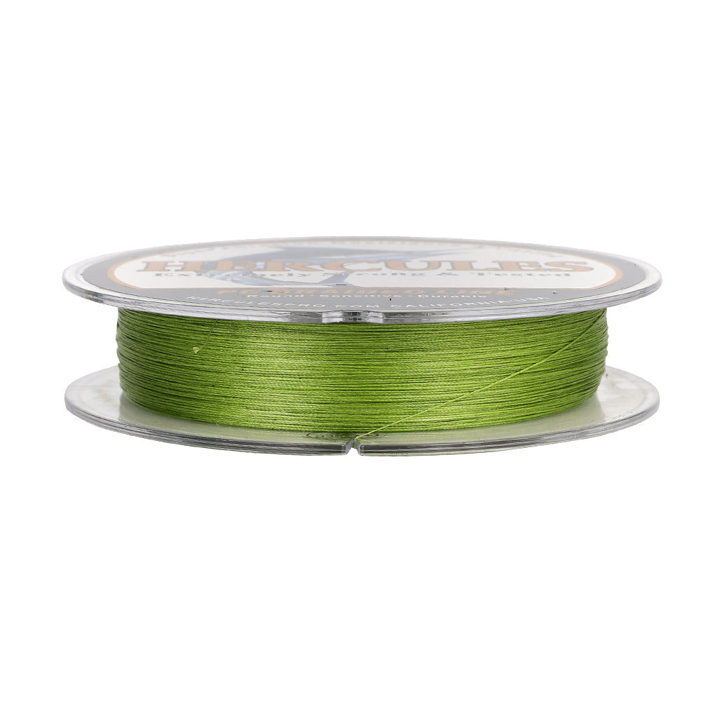 100M 109Yds Army Green 10lb-420lb HERCULES PE Braided Fishing Line 12 Strands