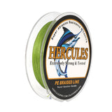 100M 109Yds Army Green 10lb-420lb HERCULES PE Braided Fishing Line 12 Strands