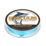 100M 109Yds Blue 10lb-420lb HERCULES PE Braided Fishing Line 12 Strands