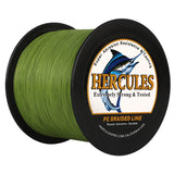 500M 547Yds Army Green 10lb-420lb HERCULES PE Braided Fishing Line 12 Strands