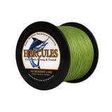 1000M 1094Yds Army Green 10lb-420lb HERCULES PE Braided Fishing Line 12 Strands