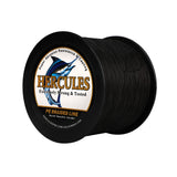 1000M 1094Yds Black 10lb-420lb HERCULES PE Braided Fishing Line 12 Strands