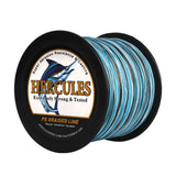 500M 547Yds Camo Blue 10lb-420lb HERCULES PE Braided Fishing Line 12 Strands